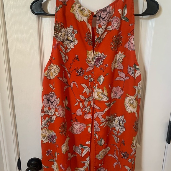 Label Rachel Rachel Roy Floral Lined Sleeveless Blouse Women’s Large Boho - Picture 5 of 9